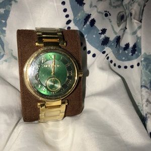 Michael Kors-Jaryn Pave gold tone watch